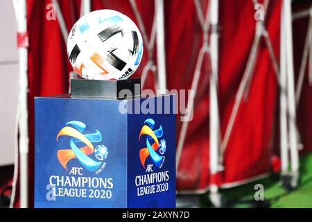 Kobe, Japon. 12 février 2020. Match ball, 12 février 2020 - Football/Football : match de la Ligue des Champions de l'AFC 2020 Group G entre Vissel Kobe 5-1 Johor Darul Ta'zim au stade Noevir Kobe à Kobe, Japon. Crédit: SportsPressJP/AFLO/Alay Live News Banque D'Images