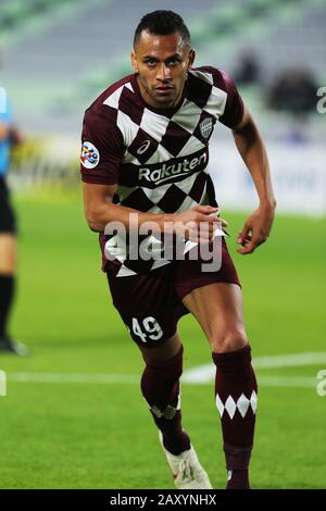 Kobe, Japon. 12 février 2020. Douglas (Vissel), 12 février 2020 - Football/Football : match de la Ligue des Champions de l'AFC 2020 du Groupe G entre Vissel Kobe 5-1 Johor Darul Ta'zim au stade Noevir Kobe à Kobe, Japon. Crédit: SportsPressJP/AFLO/Alay Live News Banque D'Images