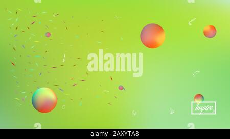 Arrière-plan sur le thème Super Star. Haute résolution créative et frais. Illustration, moderne. Étoiles, planètes, signes. Univers coloré espace arrière-plan thème. Illustration de Vecteur