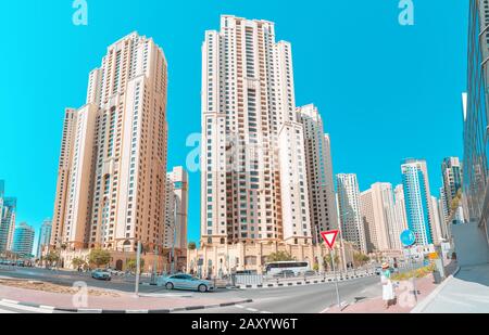 29 novembre 2019, Dubaï, Émirats arabes Unis : Jumeirah Beach Residence Hotel dans le quartier de Marina Banque D'Images