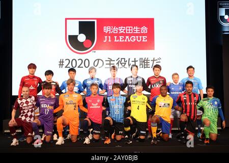 Tokyo, Japon. 14 février 2020. Vue générale Football/Football : Conférence de lancement de la J.LEAGUE 2020 à Tokyo, Japon . Crédit: AFLO SPORT/Alay Live News Banque D'Images