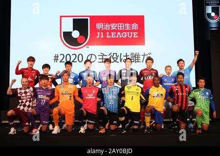 Tokyo, Japon. 14 février 2020. Vue générale Football/Football : Conférence de lancement de la J.LEAGUE 2020 à Tokyo, Japon . Crédit: AFLO SPORT/Alay Live News Banque D'Images