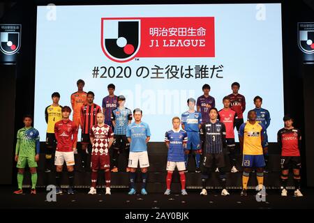 Tokyo, Japon. 14 février 2020. Vue générale Football/Football : Conférence de lancement de la J.LEAGUE 2020 à Tokyo, Japon . Crédit: AFLO SPORT/Alay Live News Banque D'Images