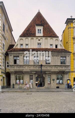 Bummerlhaus À Steyr, Haute-Autriche, Autriche - Bummerlhaus À Steyr, Haute-Autriche, Autriche Banque D'Images