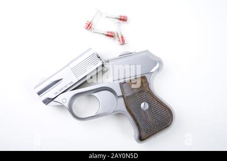 Pistolet de police aux États-Unis (deuxième arme) Cop Cal 357 Magnum - Cop Cal 357 Magnum Banque D'Images