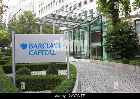 Barclays Capital Bank sur Bockenheimer Landstrasse dans le quartier Westend Banque D'Images