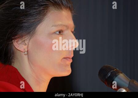 Sarah Wagenknecht, Parti De Gauche, Politicienne Allemande Banque D'Images