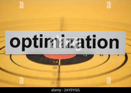 Cible d'optimisation Banque D'Images