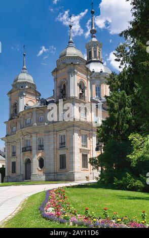 La Chapelle Royale Du Real Sitio De San Ildefonso, Province De Segovia, Espagne. La ville est également connue sous le nom de San Ildefonso, la Granja de San Ildefonso ou la G Banque D'Images