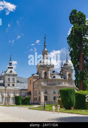 La Chapelle Royale Du Real Sitio De San Ildefonso, Province De Segovia, Espagne. La ville est également connue sous le nom de San Ildefonso, la Granja de San Ildefonso ou la G Banque D'Images