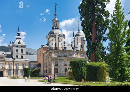 La Chapelle Royale Du Real Sitio De San Ildefonso, Province De Segovia, Espagne. La ville est également connue sous le nom de San Ildefonso, la Granja de San Ildefonso ou la G Banque D'Images