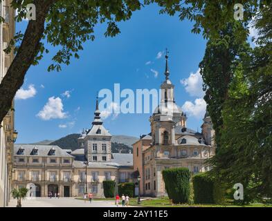 La Chapelle Royale Du Real Sitio De San Ildefonso, Province De Segovia, Espagne. La ville est également connue sous le nom de San Ildefonso, la Granja de San Ildefonso ou la G Banque D'Images