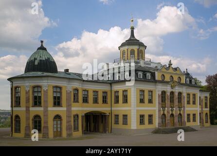 Château Belvedere à Weimar Banque D'Images