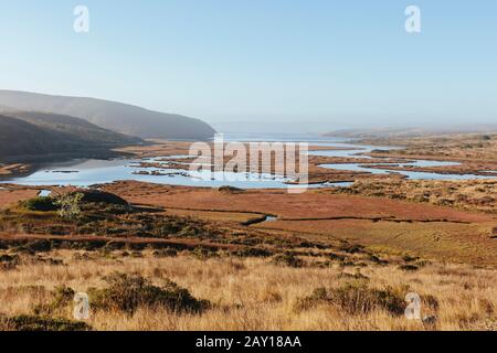 Schooner Bay, Drakes Estero, Point Reyes National Seashore, Californie Banque D'Images