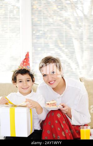 Joyeux anniversaire de fête familiale Banque D'Images