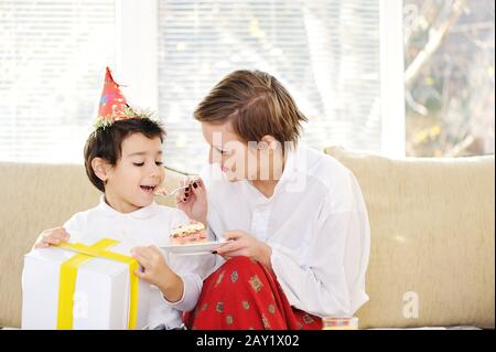 Joyeux anniversaire de fête familiale Banque D'Images