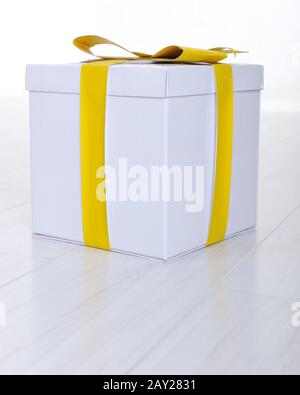 Boîte cadeau Cristomas Banque D'Images