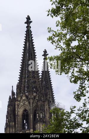 Dôme de Cologne (Hohe Domkirche St. Petrus), Allemagne Banque D'Images