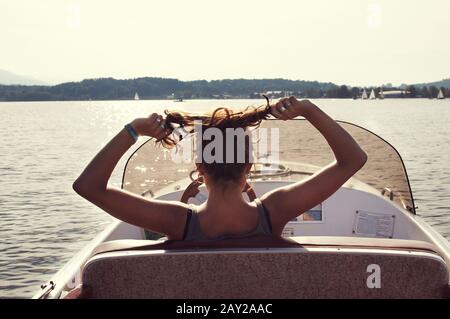 portrait artistique d'une jeune femme, jeune photographie Banque D'Images