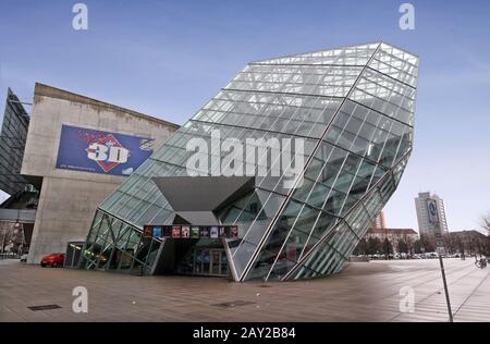 Cinéma dans le Palais de Cristal Banque D'Images