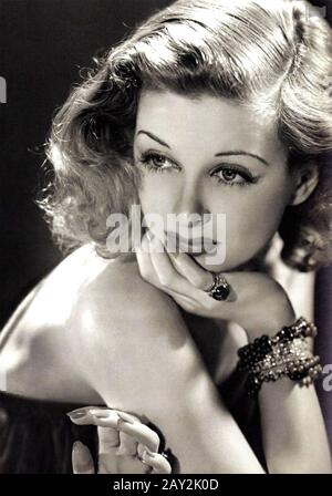 Joan BENNETT (1910-1990) actrice américaine de cinéma vers 1948 Banque D'Images