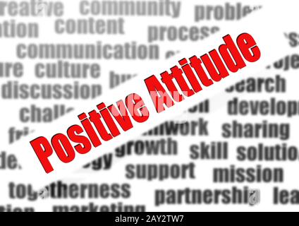 Attitude positive Banque D'Images
