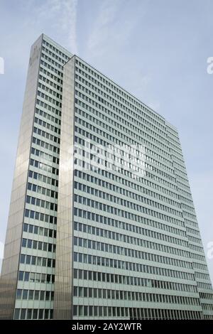 Office Tower Dreischeibenhaus à Düsseldorf, GE Banque D'Images