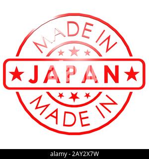 Fabriqué au Japon red seal Banque D'Images