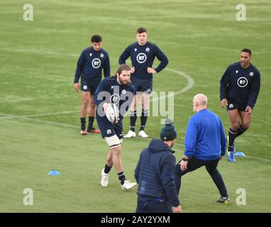 Riccarton, Édimbourg, Écosse, Royaume-Uni. 14 févr. 20. Guinness Six Nations Matches Contre L'Italie Ecosse Ben Tolis (Edinburgh Rugby) Crédit: Eric Mccowat/Alay Live News Banque D'Images