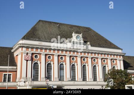 Gare centrale à Hamm, Allemagne Banque D'Images