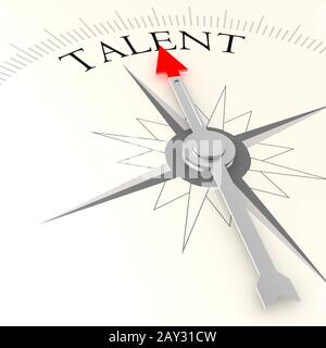 Boussole de talents Banque D'Images