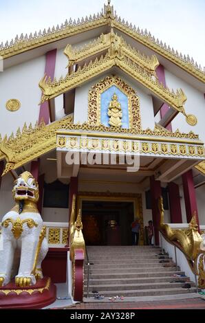 Maha Sasana Ramsi Temple bouddhiste birman est un monument religieux à Singapour Banque D'Images