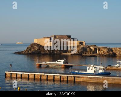 Lieux de voyage en France, hyères France, sur la côte et sur la plage Banque D'Images