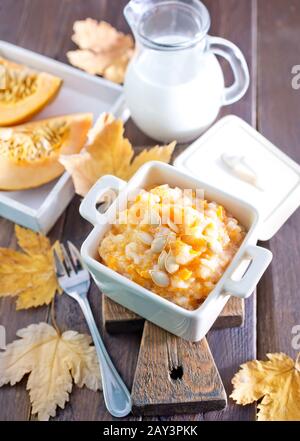 Porridge de citrouille Banque D'Images