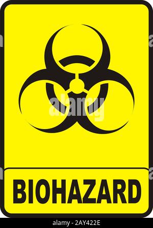 Signe de Biohazard Banque D'Images