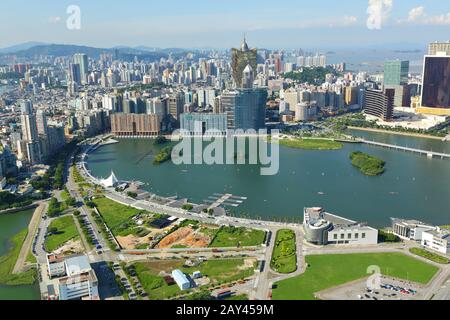 Vue de la ville de Macao Banque D'Images
