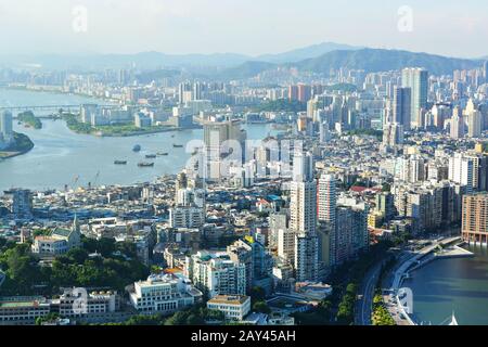 Vue de la ville de Macao Banque D'Images