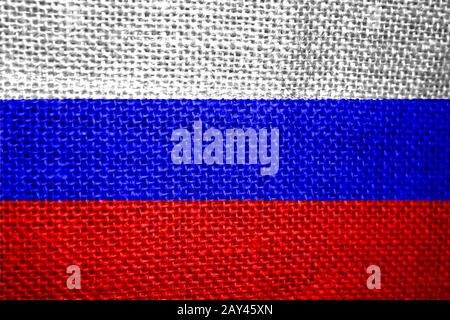 drapeau de la Russie Banque D'Images