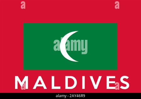 Pavillon de Maldives Banque D'Images