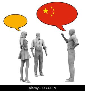 Apprendre le chinois Banque D'Images