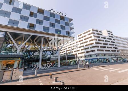 1 août 2019, Metz, France : Centre commercial Muse à Metz Banque D'Images