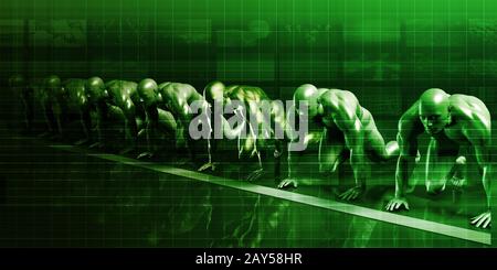 La gestion du rendement Banque D'Images