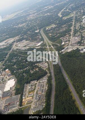 Baltimore, Maryland- septembre 2017 : vue aérienne portrait de Baltimore, Maryland. Banque D'Images