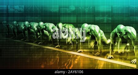 La gestion du rendement Banque D'Images