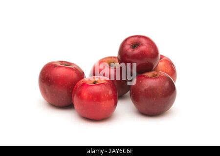 Pommes rouges en fer élevé sans OGM biologiques, variété Gizil Ahmet, produites en Azerbaïdjan Banque D'Images