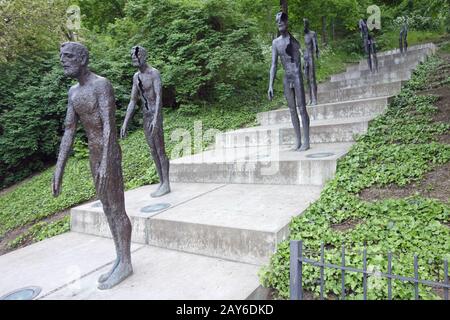 Monument aux victimes du communisme à Prague, en Tchéquie Banque D'Images