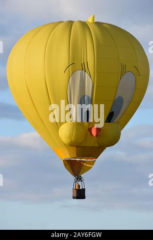 Lancement du ballon à l'aube au festival de montgolfière Adirondack 2016, qui s'est tenu du 22 au 25 septembre Banque D'Images