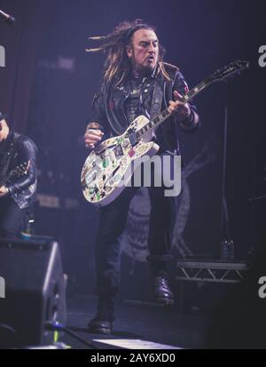 Le gingembre sauvage, chanteur/guitariste des wildhearts vivent au ritz manchester royaume-uni le 31 janvier 2020 Banque D'Images