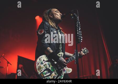 Le gingembre sauvage, chanteur/guitariste des wildhearts vivent au ritz manchester royaume-uni le 31 janvier 2020 Banque D'Images