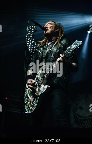 Le gingembre sauvage, chanteur/guitariste des wildhearts vivent au ritz manchester royaume-uni le 31 janvier 2020 Banque D'Images